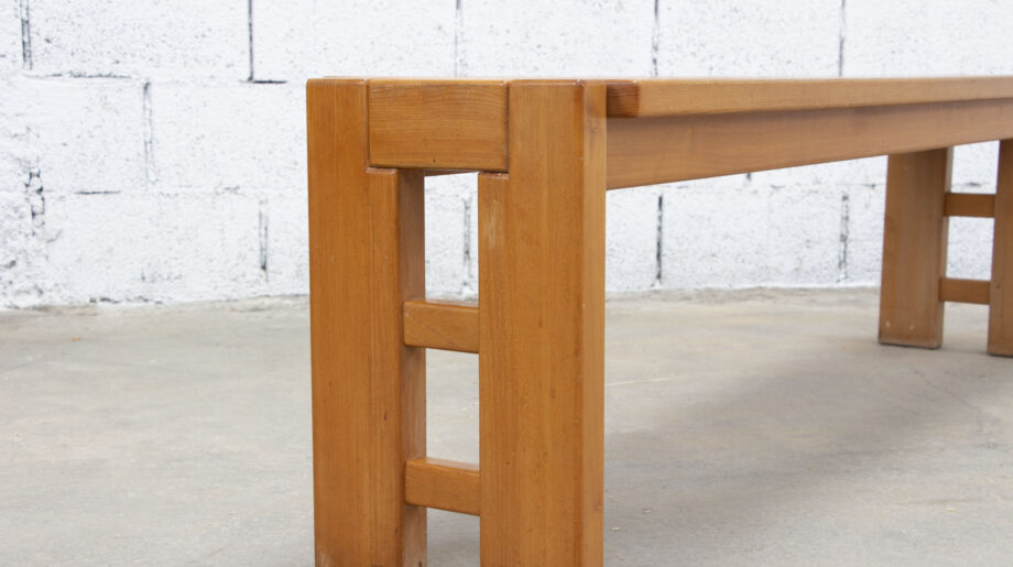 Banc vintage en orme massif édition Maison Regain