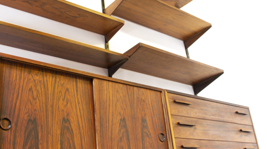 Bibliothèque modulable Kai Kristiansen en palissandre de Rio pour  FM furniture