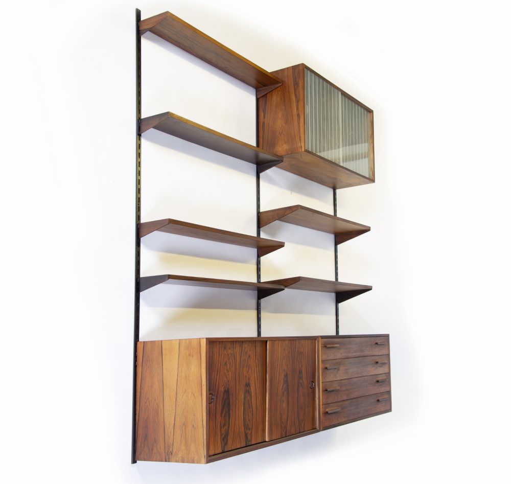 Bibliothèque modulable Kai Kristiansen en palissandre de Rio pour  FM furniture