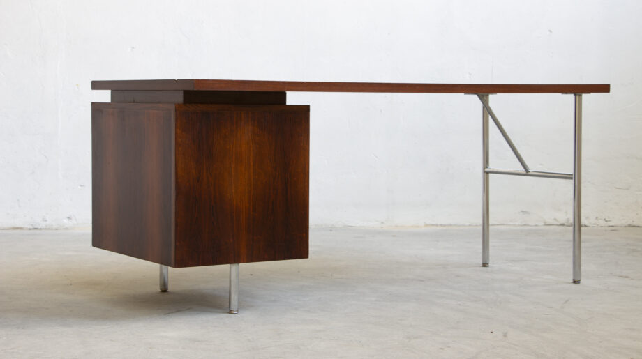 Bureau George Nelson en palissandre édition Herman Miller