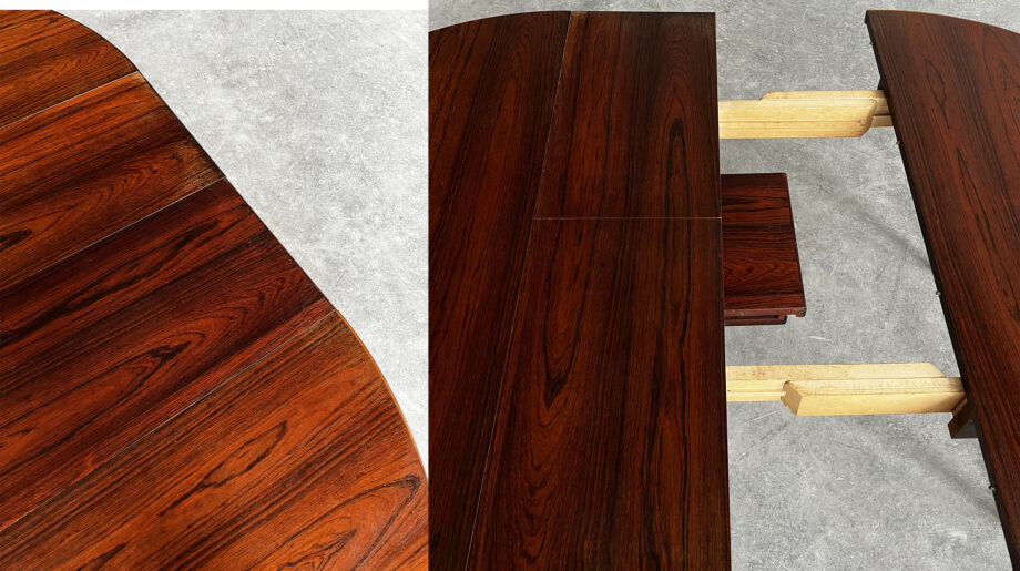 Table ronde Scandinave "Malta" en palissandre de Nils Jonsson  édition Troeds