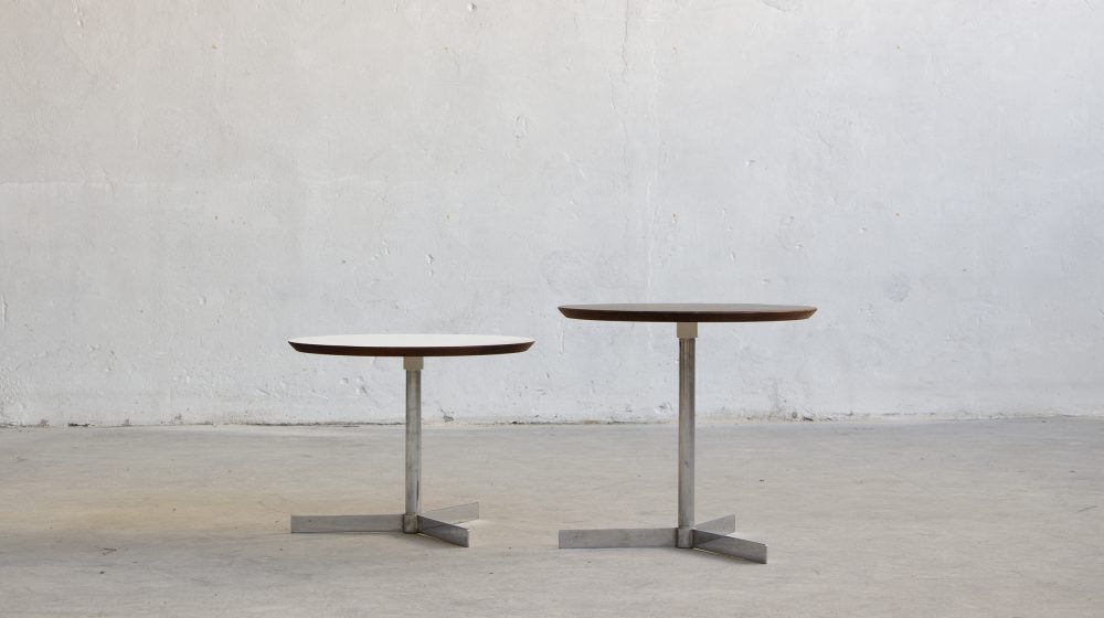 Tables basses rondes de Georges Frydman édition EFA