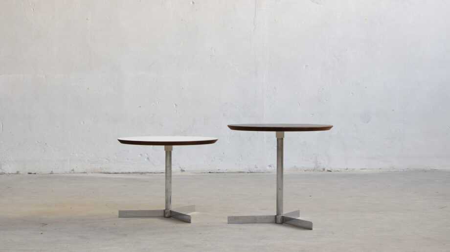 Tables basses rondes de Georges Frydman édition EFA