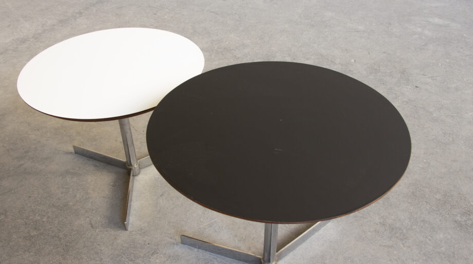 Tables basses rondes de Georges Frydman édition EFA