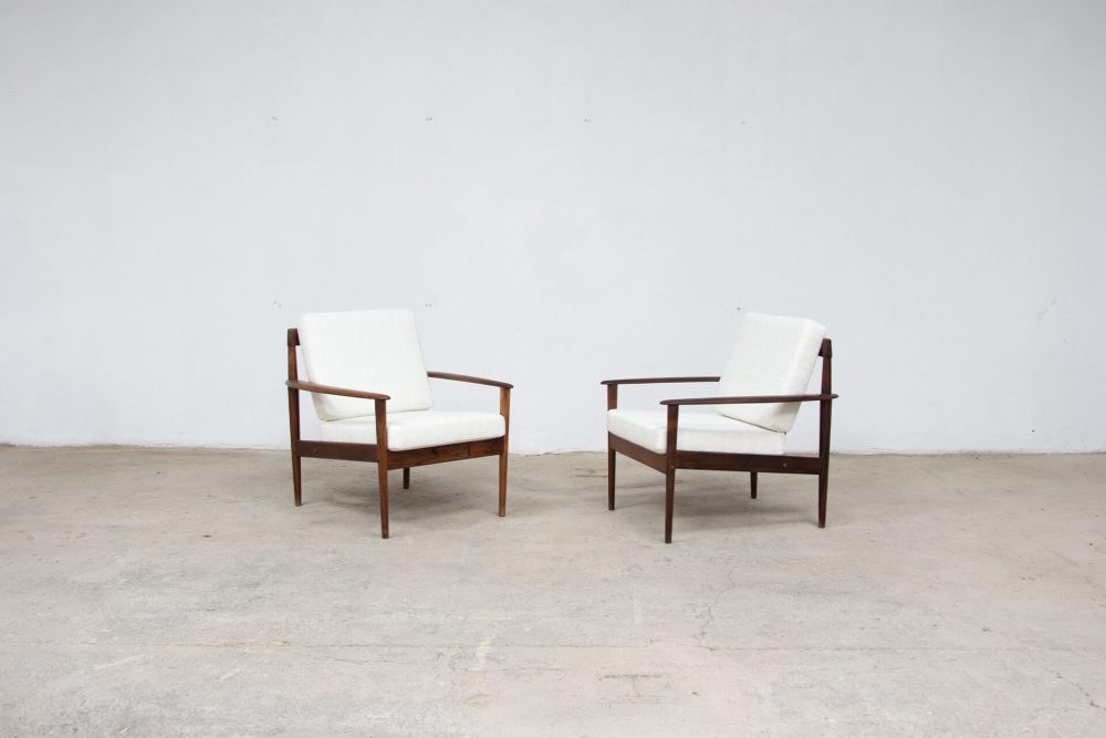 Fauteuils-Danois-Grete-Jalk-PJ-56-Poul-Jeppesen-palissandre-de-Rio