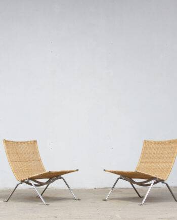 fauteuil-vintage-poul-Kjærholm -kjaerholm-pk-22-chair-fritz-hansen-danish-modern-midcentury-old-design