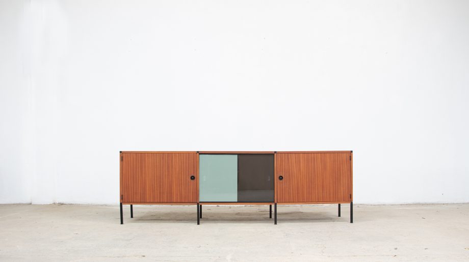 enfilade-vintage-pierre-guariche-arp-minvielle-michel-mortier-joseph-andre-motte-acajou-sideboard