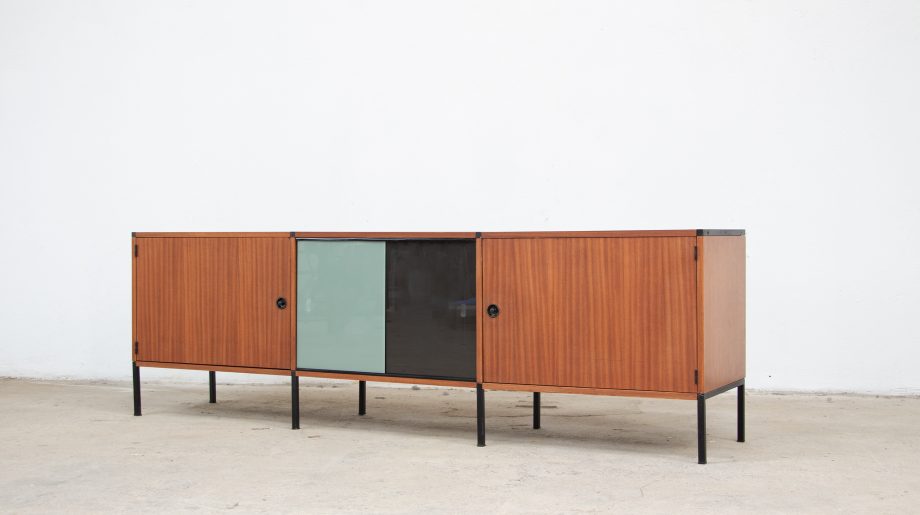 enfilade-vintage-pierre-guariche-arp-minvielle-michel-mortier-joseph-andre-motte-acajou-sideboard