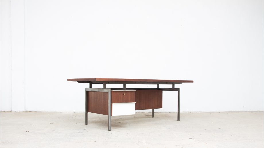 bureau-direction-executive-vintage-georges-frydman-efa-desk-midcentury-acajou-stratifié-french-old-design