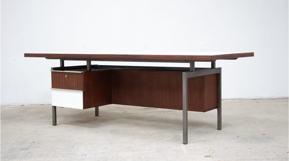 bureau-vintage-georges-frydman-efa-desk-midcentury-acajou-stratifié-french-old-design