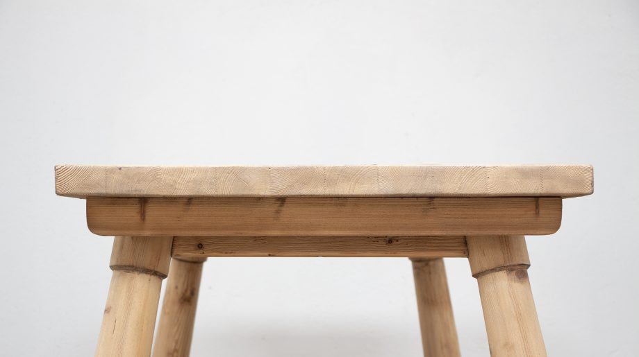 table-vintage-brutalisme-brutaliste-georges-robert-dining-pine-pin-midentury-french-antic-old-design-ferme-farmer