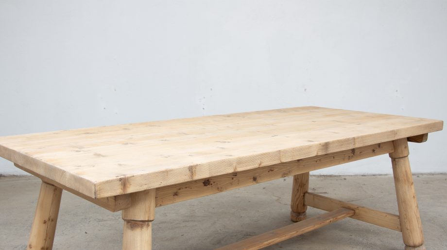 table-vintage-brutalisme-brutaliste-georges-robert-dining-pine-pin-midentury-french-antic-old-design-ferme-farmer