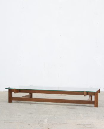 table-basse-coffee-ico-parisi-vintage-midcentury-walnut-noyer-cassina-1962-glass-verre-trempé-ölddesign-italien-design-italian