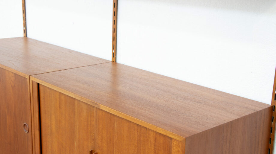 Bibliothèque-scandinave-danoise-vintage-FM-Kai-Kristiansen-danish-modern-wall-unit-ölddesign-midcentury-shelving-bookcase-teck-teak