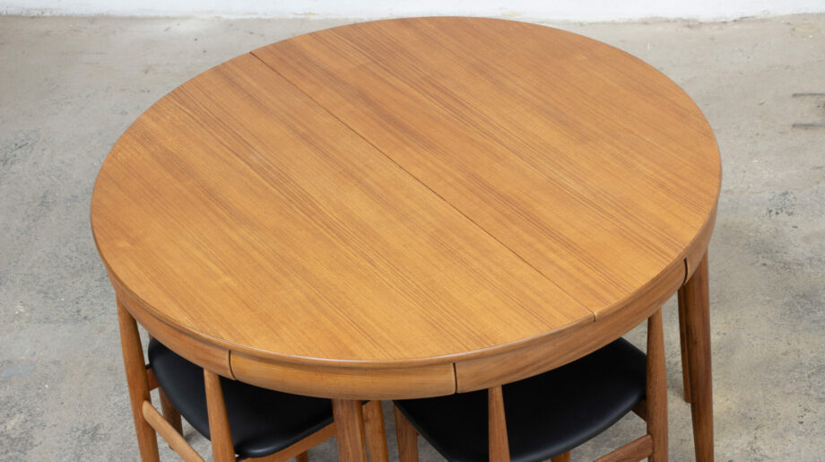 table-scandinave-chaises-vintage-lyon-hans-olsen-roundette-danoise-frem-rojle-teck-danish-modern-scanidnavian-teak-midcentury-dining-olddesign-XX-mobilier-meuble