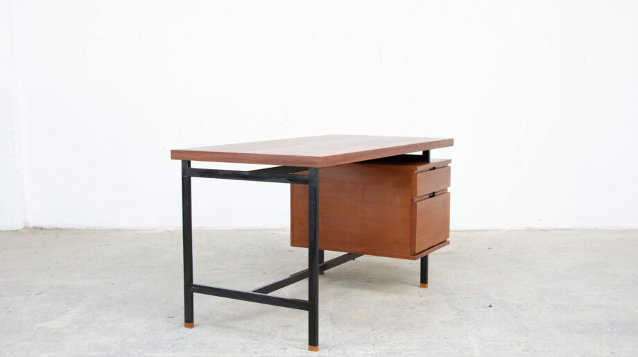 bureau-vintage-desk-pierre-guariche-arp-minvielle-teck-executive-oldesign-french