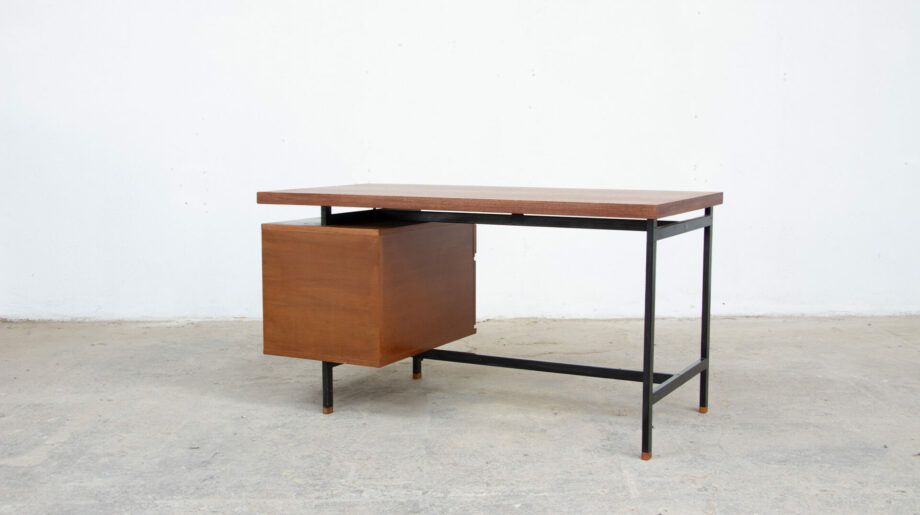 bureau-vintage-desk-pierre-guariche-arp-minvielle-teck-executive-oldesign-french