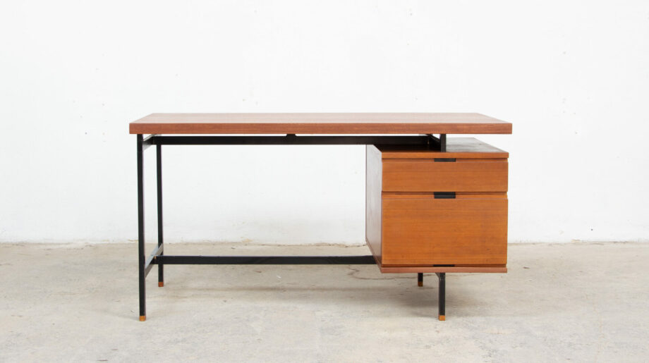 bureau-vintage-desk-pierre-guariche-arp-minvielle-teck-executive-oldesign-french
