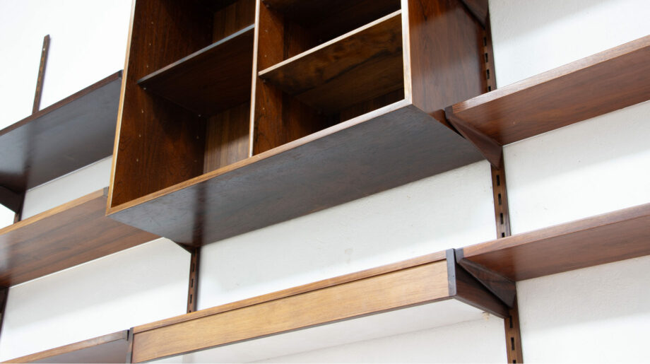 Bibliothèque-scandinave-danoise-vintage-FM-Kai-Kristiansen-danish-modern-wall-unit-ölddesign-midcentury-shelving-bookcase-palissandre-rio-rosewood-palisander