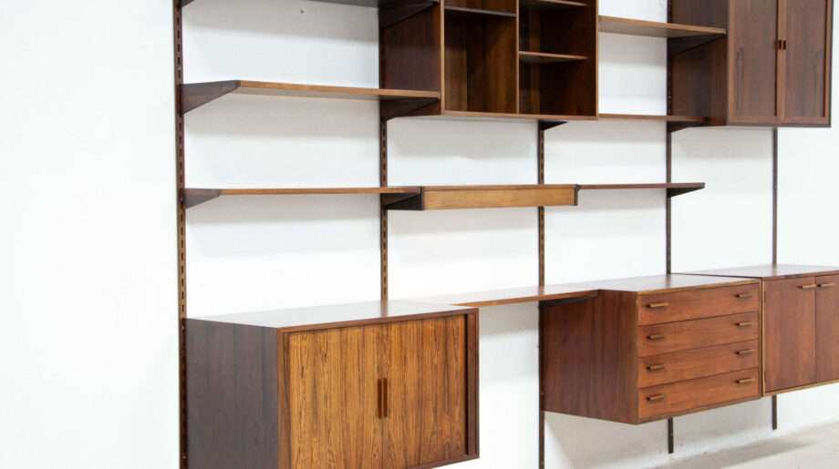 Bibliothèque-scandinave-danoise-vintage-FM-Kai-Kristiansen-danish-modern-wall-unit-ölddesign-midcentury-shelving-bookcase-palissandre-rio-rosewood-palisander