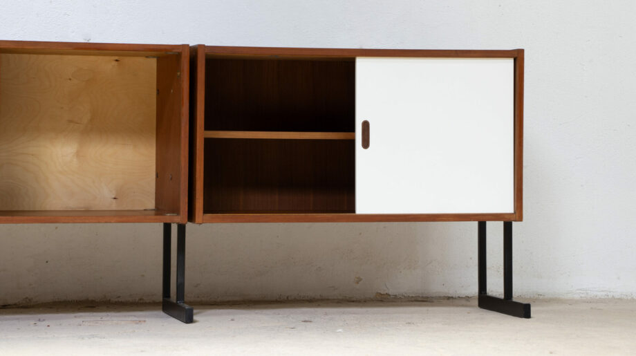 enfilade-vintage-sideboard-moderniste-uniflex-modern-mid-century-teak-teck-danish-english-scandinave