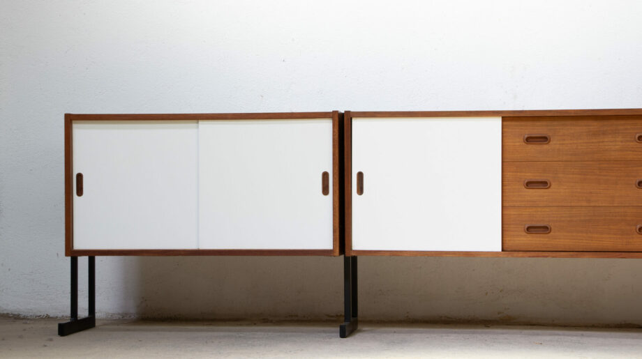 enfilade-vintage-sideboard-moderniste-uniflex-modern-mid-century-teak-teck-danish-english-scandinave