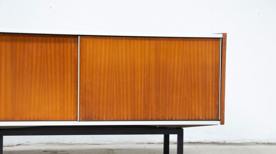 enfilade-vintage-sideboard-midcentury-georges-frydman-efa-teck-teak-ölddesign-lyon-france-design-french-minimaliste