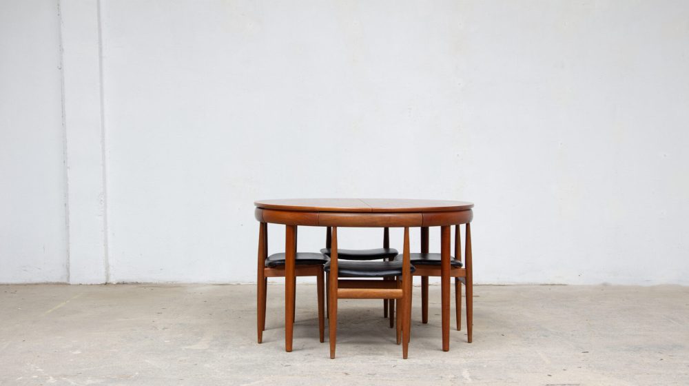 table-scandinave-chaises-vintage-lyon-hans-olsen-roundette-danoise-frem-rojle-teck-danish-modern-scanidnavian-teak-midcentury-dining-olddesign-XX-mobilier-