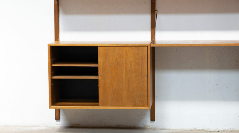 olddesign-bibliothèque-scandinave-vintage-poul-cadovius-Cado-royal-system-teck-danish-wall-unit-shelving-étagères