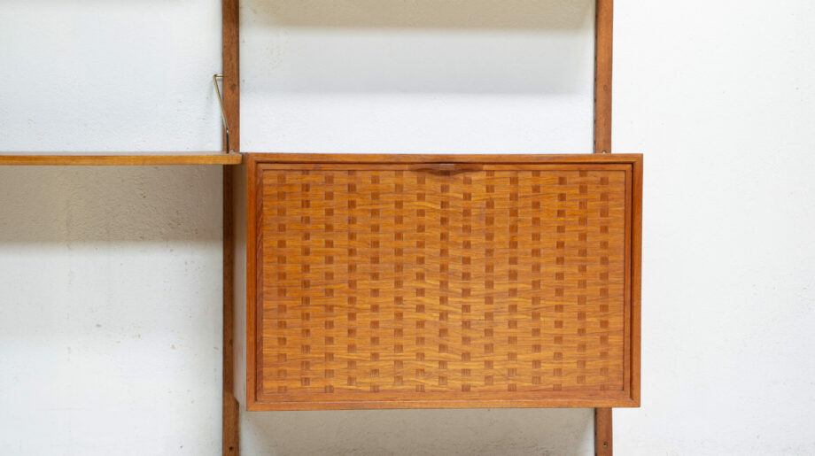 olddesign-bibliothèque-scandinave-vintage-poul-cadovius-Cado-royal-system-teck-danish-wall-unit-shelving-étagères