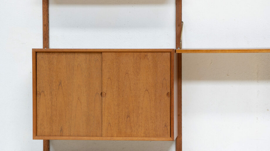 olddesign-bibliothèque-scandinave-vintage-poul-cadovius-Cado-royal-system-teck-danish-wall-unit-shelving-étagères