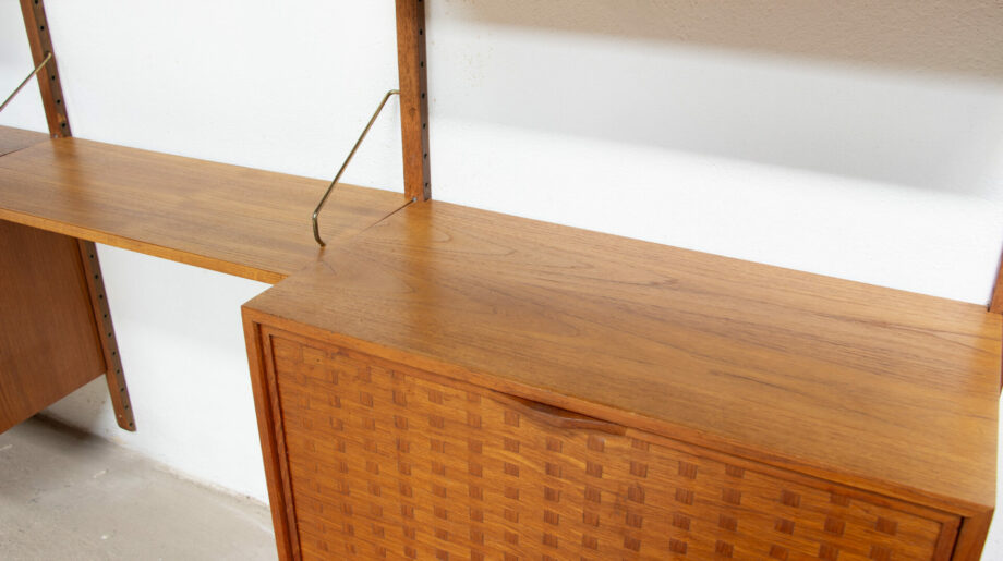 olddesign-bibliothèque-scandinave-vintage-poul-cadovius-Cado-royal-system-teck-danish-wall-unit-shelving-étagères