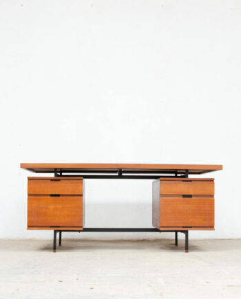 bureau-executive-direction-vintage-desk-pierre-guariche-arp-minvielle-teck-executive-oldesign-french