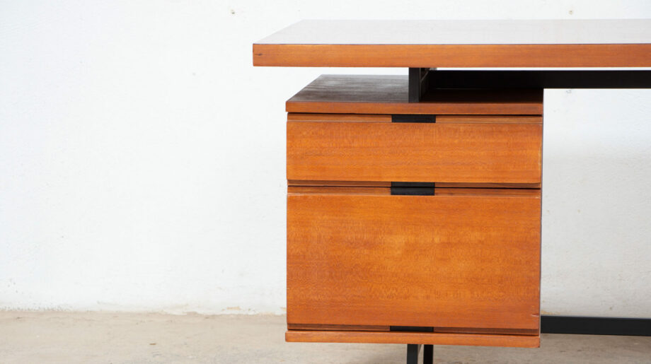 bureau-executive-direction-vintage-desk-pierre-guariche-arp-minvielle-teck-executive-oldesign-french