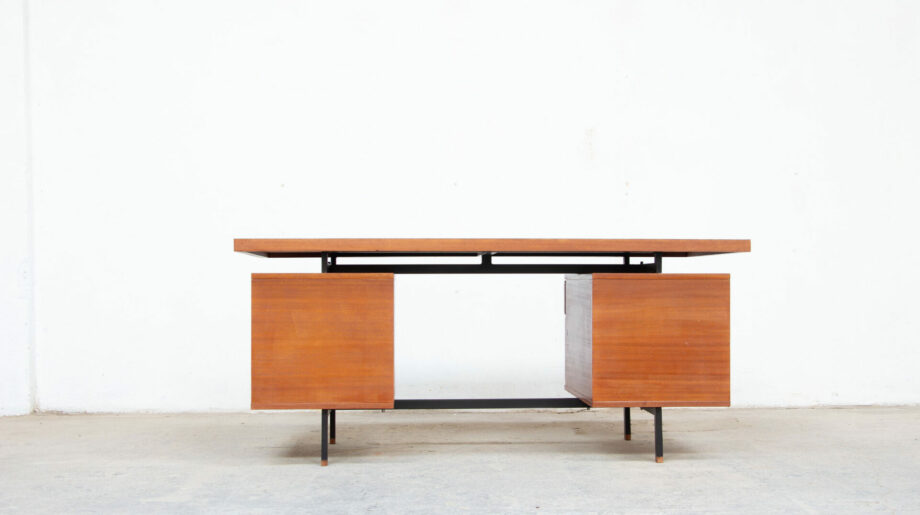 bureau-executive-direction-vintage-desk-pierre-guariche-arp-minvielle-teck-executive-oldesign-french