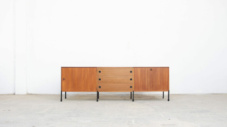 enfilade-sideboard-vintage-pierre-guariche-arp-minvielle-michel-mortier-joseph-andre-motte-teck-Ölddesign-midcentury