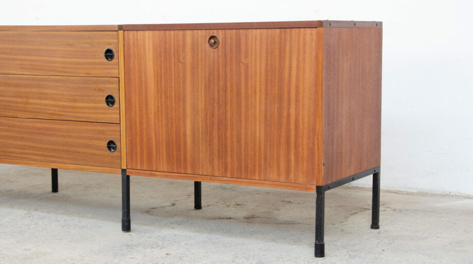 enfilade-sideboard-vintage-pierre-guariche-arp-minvielle-michel-mortier-joseph-andre-motte-teck-Ölddesign-midcentury