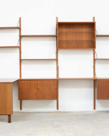 olddesign-bibliothèque-scandinave-vintage-poul-cadovius-Cado-royal-system-teck-danish-wall-unit-danoise-boocase-table-drop-leaf-teak-modern-mid-century-shelving-shelves
