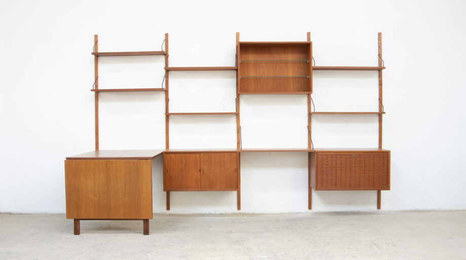olddesign-bibliothèque-scandinave-vintage-poul-cadovius-Cado-royal-system-teck-danish-wall-unit-danoise-boocase-table-drop-leaf-teak-modern-mid-century-shelving-shelves