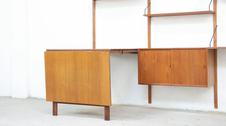 olddesign-bibliothèque-scandinave-vintage-poul-cadovius-Cado-royal-system-teck-danish-wall-unit-danoise-boocase-table-drop-leaf-teak-modern-porte-revues-mid-century-shelving-shelves