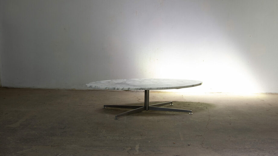 table-basse-coffee-marbre-marble-michel-kin-arflex-1960-1970-arabescato-carrare-italie-vintage-midcentury-modern