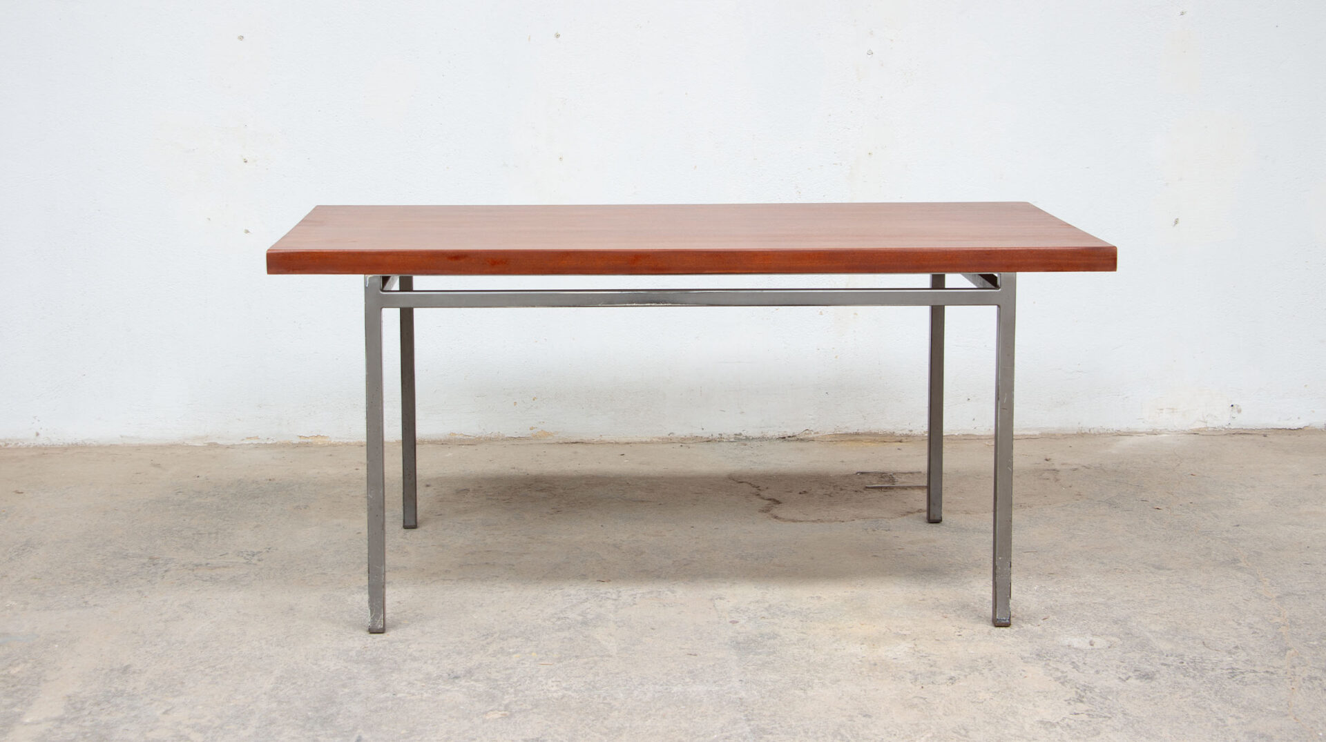 table-vintage-bookcase-dining-midcentury-georges-frydman-efa-teck-ölddesign-lyon-desk-walnut-noyer-french-design