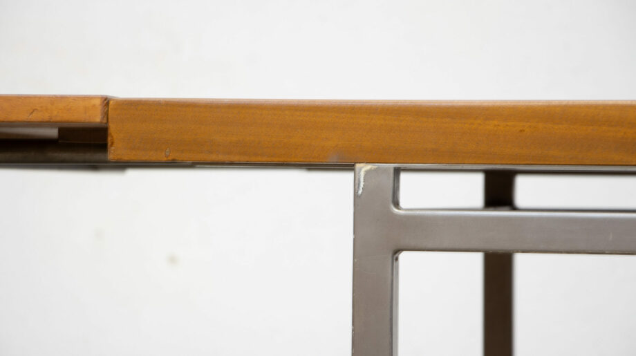 table-vintage-bookcase-dining-midcentury-georges-frydman-efa-teck-ölddesign-lyon-desk-walnut-noyer-french-design
