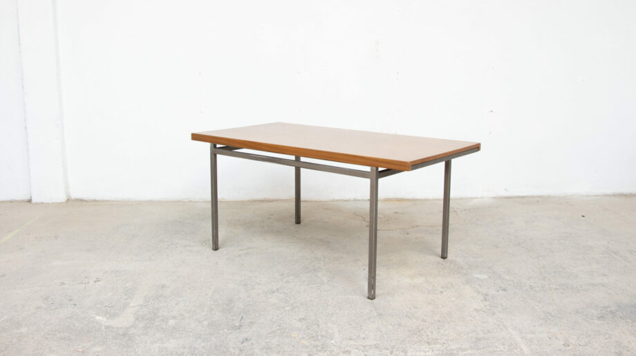 table-vintage-bookcase-dining-midcentury-georges-frydman-efa-teck-ölddesign-lyon-desk-walnut-noyer-french-design