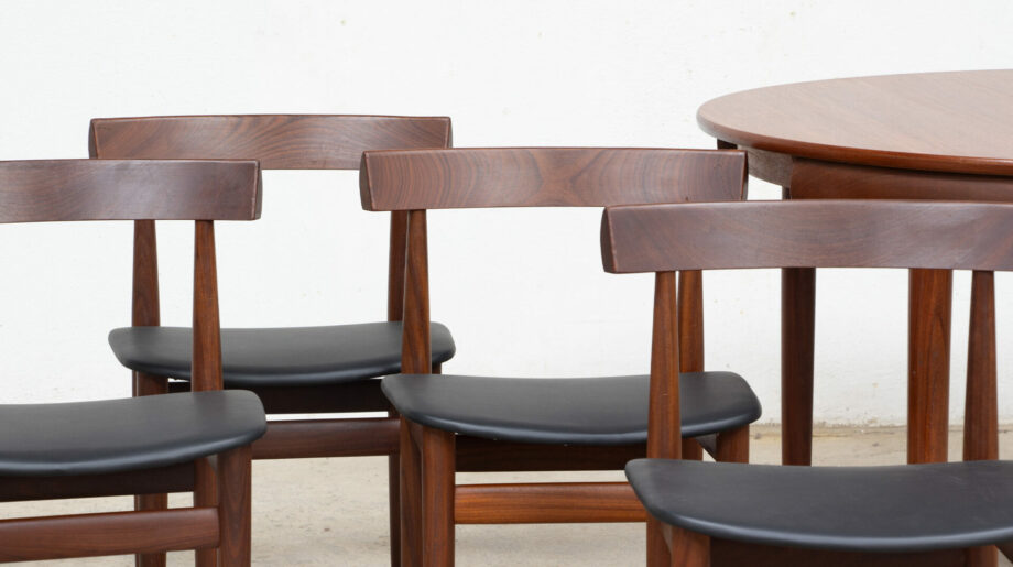 table-scandinave-chaises-vintage-lyon-hans-olsen-roundette-danoise-frem-rojle-teck-danish-modern-scanidnavian-teak-midcentury-dining-olddesign-XX-mobilier-set