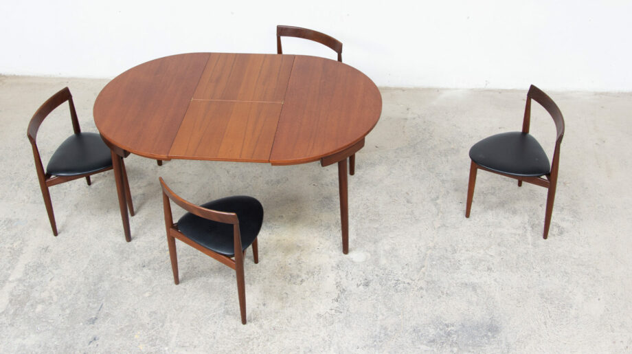 table-scandinave-chaises-vintage-lyon-hans-olsen-roundette-danoise-frem-rojle-teck-danish-modern-scanidnavian-teak-midcentury-dining-olddesign-XX-mobilier-set-tripode-tripod