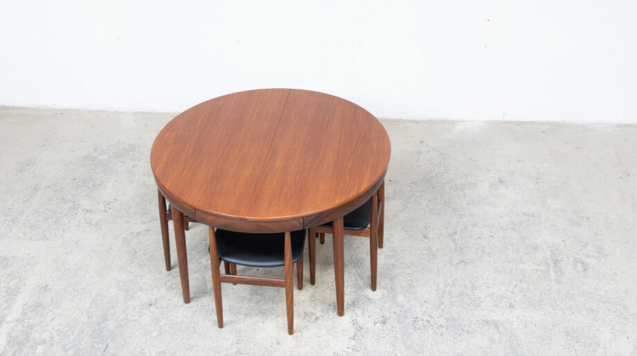 table-scandinave-chaises-vintage-lyon-hans-olsen-roundette-danoise-frem-rojle-teck-danish-modern-scanidnavian-teak-midcentury-dining-olddesign-XX-mobilier-set
