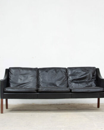 canapé-sofa-mid-century-vintage-borge-mogensen-2209-fredericia-furniture-leather-cuir-black-noir-Børge-teck-teak-danish-danois-design-scandinave-scandinavian-olddesign-3-places-seat