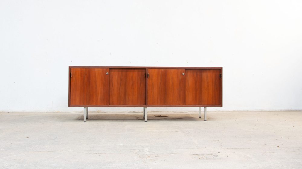 enfilade-sideboard-vintage-mid-century-knoll-florence-international-teck-teak-walnut-noyer-credenza-olddesign