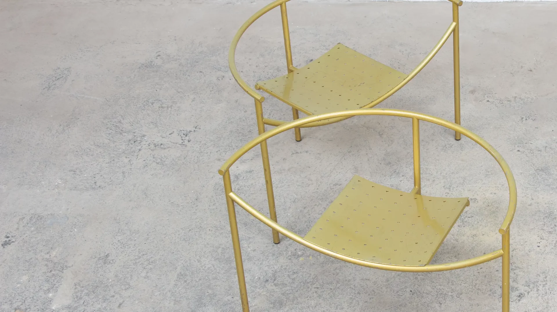 fauteuils dr sonderbar de philippe starck édition XO, vue de dessus